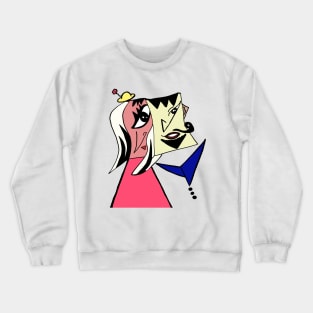 Original Painting - Loving Couple Crewneck Sweatshirt